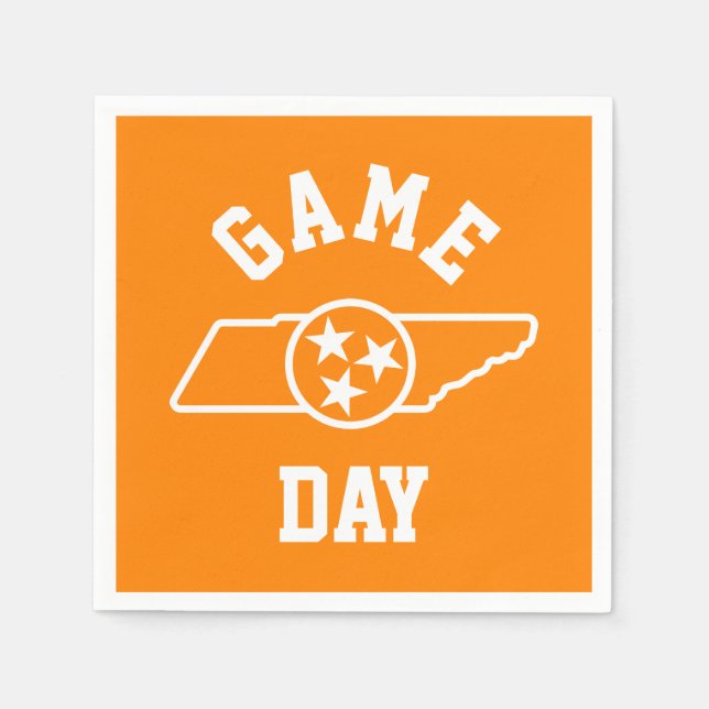 University of Tennessee Game Day Napkins (Front)