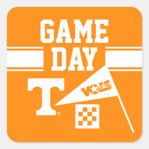 University of Tennessee Game Day Square Sticker