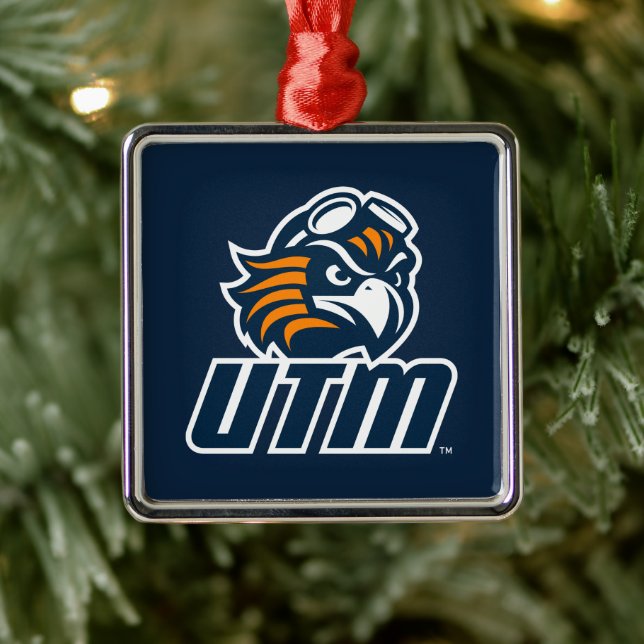 University of Tennessee Martin Skyhawks Metal Ornament (Tree)