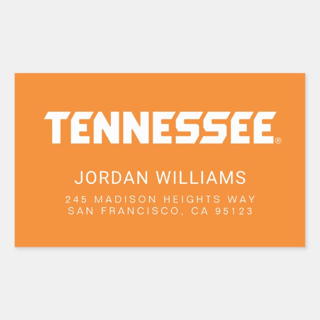 University of Tennessee Rectangular Sticker (Front)
