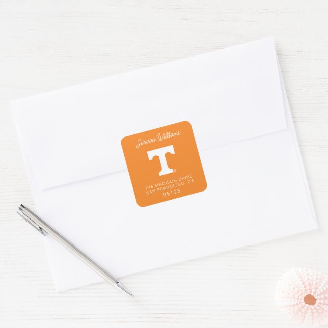 University of Tennessee Square Sticker (Envelope)
