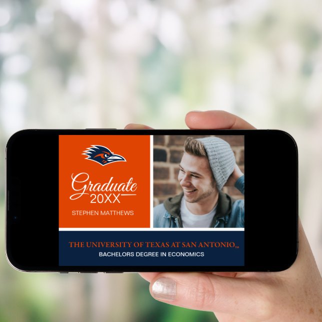 University of Texas at San Antonio | Graduation Invitation (Front Digital)