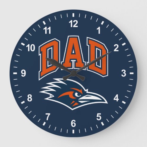 University of Texas Dad Large Clock