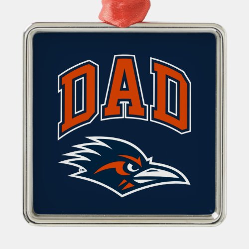 University of Texas Dad Metal Ornament