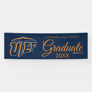 University of Texas El Paso Graduation Banner
