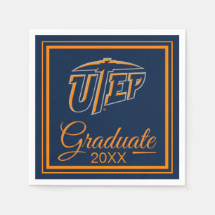 University of Texas El Paso Graduation Napkins