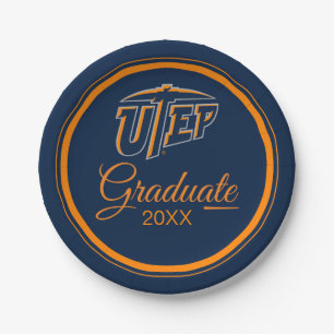 University of Texas El Paso Graduation Paper Plates