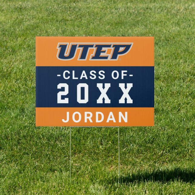 University of Texas El Paso Graduation Sign (Insitu)