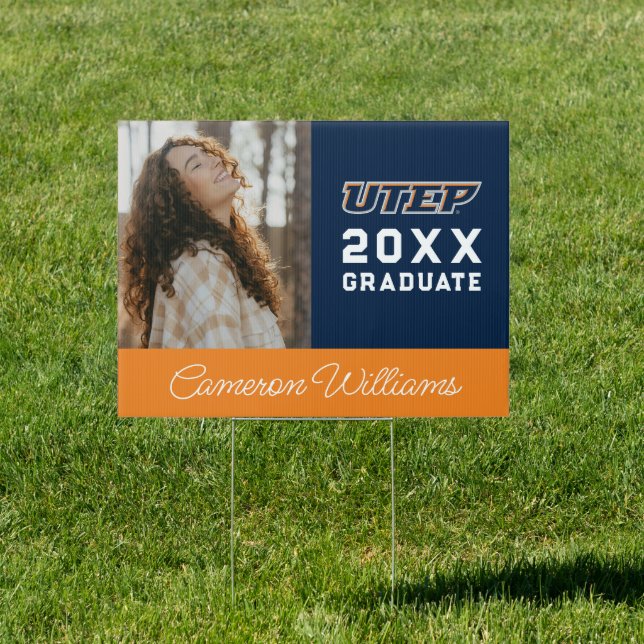 University of Texas El Paso Graduation Sign (Insitu)