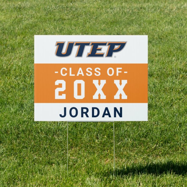 University of Texas El Paso Graduation Sign (Insitu)