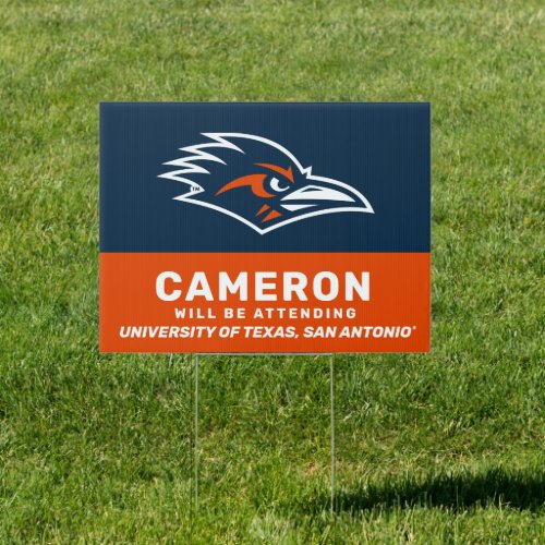 University of Texas San Antonio  Graduation 5 Sign