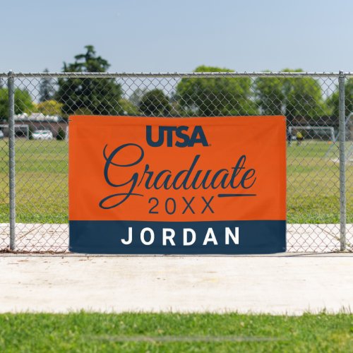 University of Texas San Antonio  Graduation Banner