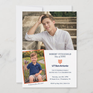 University of Texas San Antonio Graduation Invitation