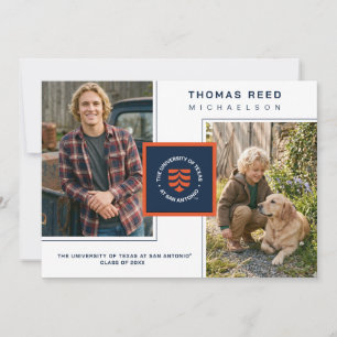 University of Texas San Antonio Graduation Invitation