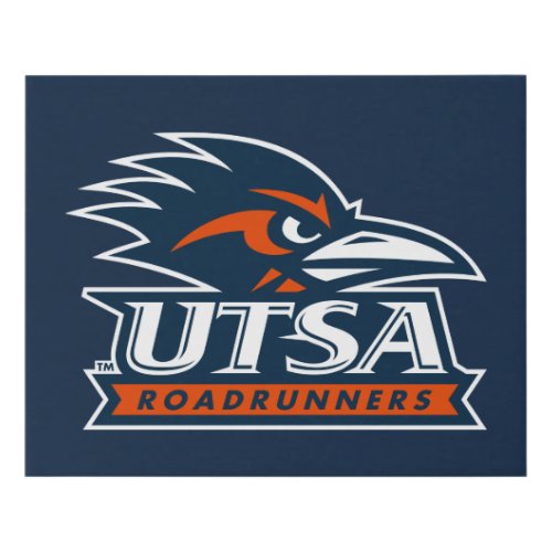 University of Texas San Antonio Road Runner Faux Canvas Print