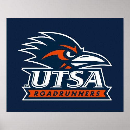 University of Texas San Antonio Road Runner Poster