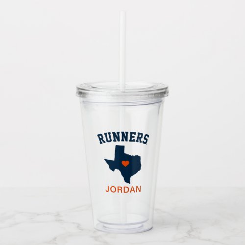 University of Texas State Love Acrylic Tumbler