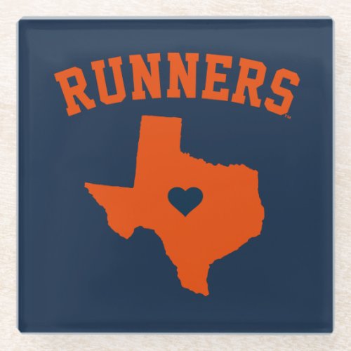 University of Texas State Love Glass Coaster