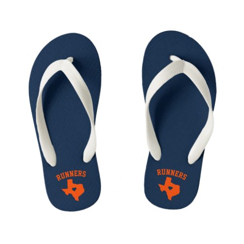 University of Texas State Love Kids Flip Flops