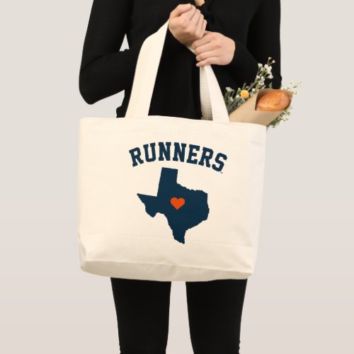 University of Texas State Love Large Tote Bag