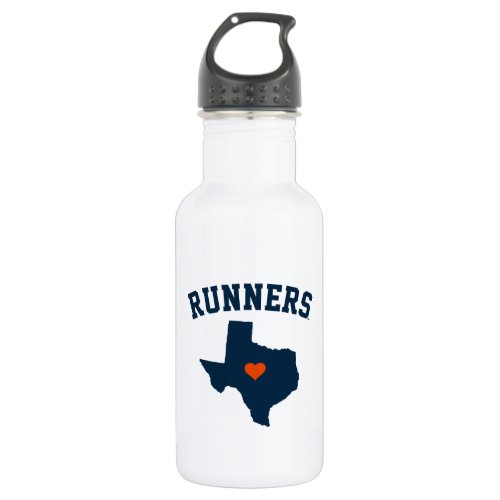 University of Texas State Love Stainless Steel Water Bottle