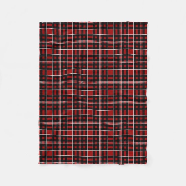 University of the Incarnate Word Tartan Fleece Blanket (Front)