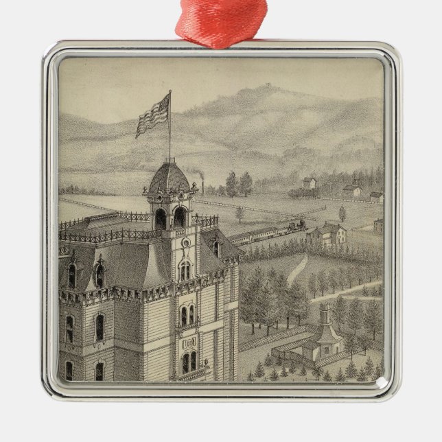 University of the Pacific Metal Ornament (Front)