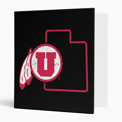 University of Utah  Classic State Logo Binder