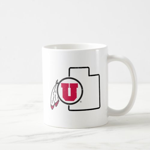 University of Utah  Classic State Logo Coffee Mug