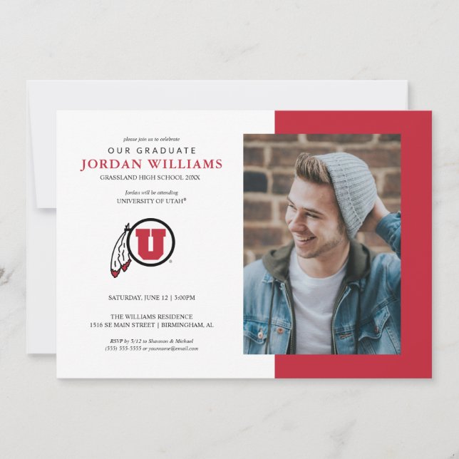 University of Utah Future Graduate Announcement (Front)