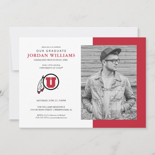 University of Utah Future Graduate Announcement (Front)
