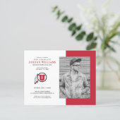 University of Utah Future Graduate Announcement Postcard (Standing Front)