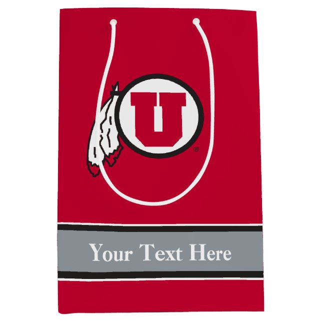University of Utah Gift Bag - Medium (Front)