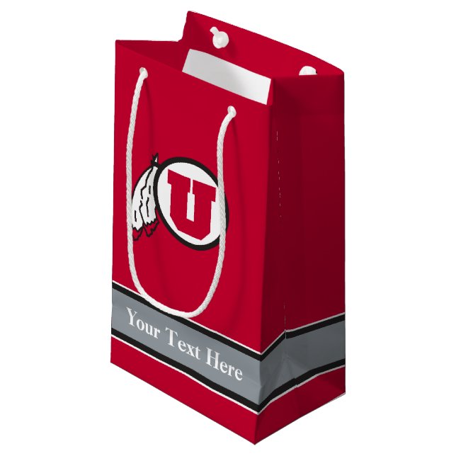 University of Utah Gift Bag - Small (Front Angled)