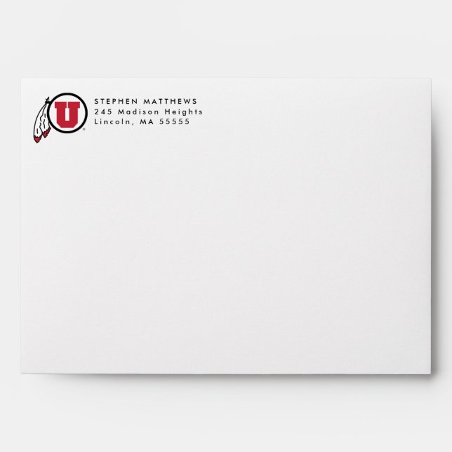 University of Utah Graduate Envelope (Front)