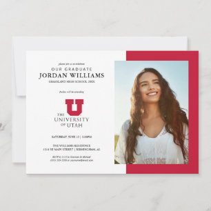 University of Utah Graduation Announcement
