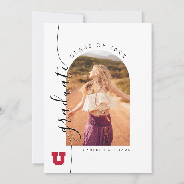 University of Utah Graduation Announcement (Front)