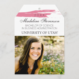 University of Utah Graduation Announcement