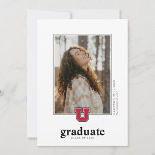 University of Utah Graduation Announcement