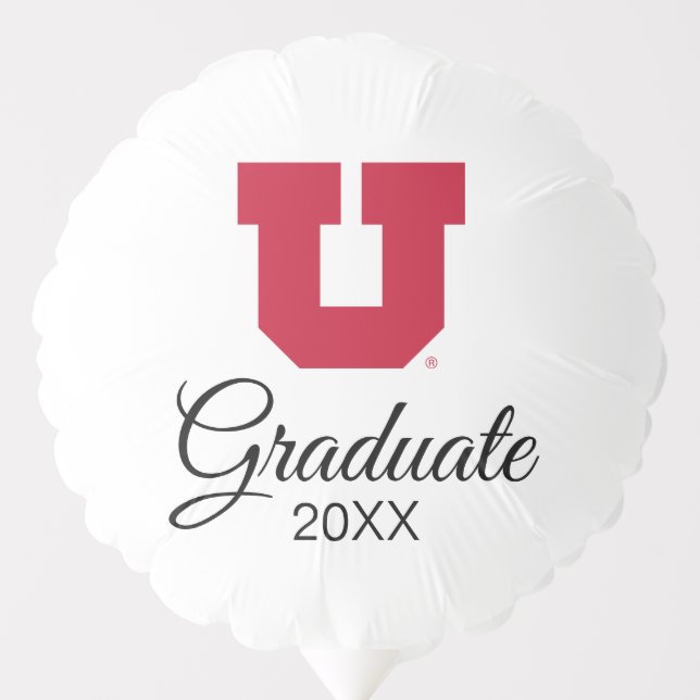 University of Utah Graduation Balloon (Front)
