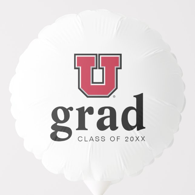 University of Utah Graduation Balloon (Front)