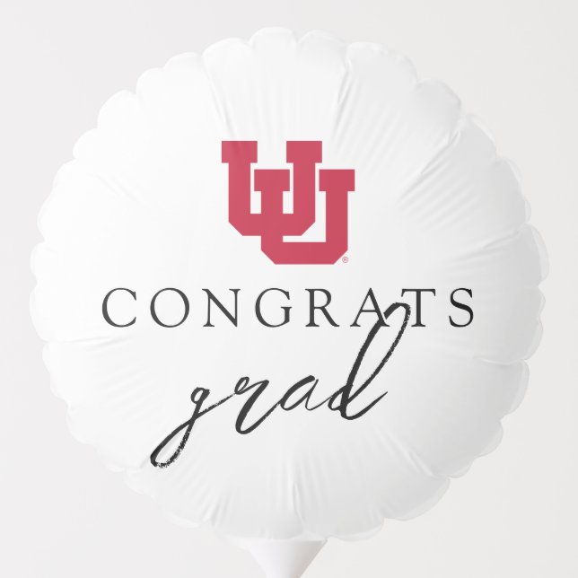 University of Utah Graduation Balloon (Back)