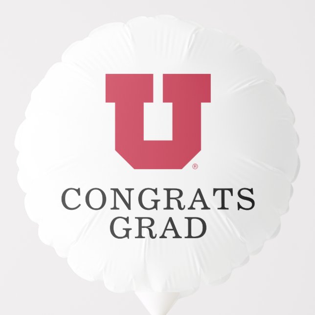University of Utah Graduation Balloon (Front)