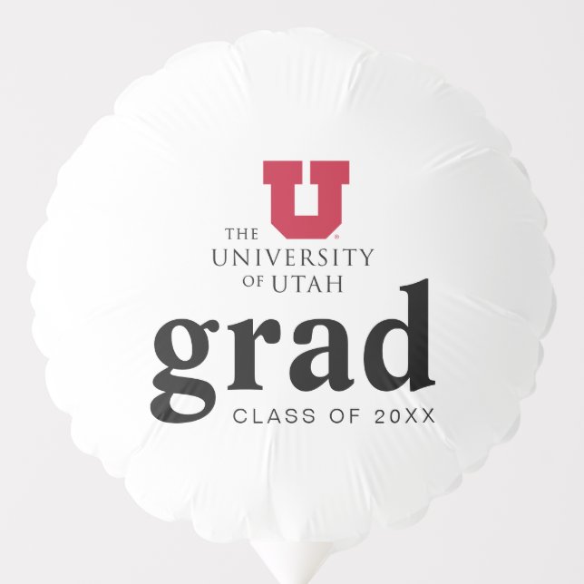 University of Utah Graduation Balloon (Front)