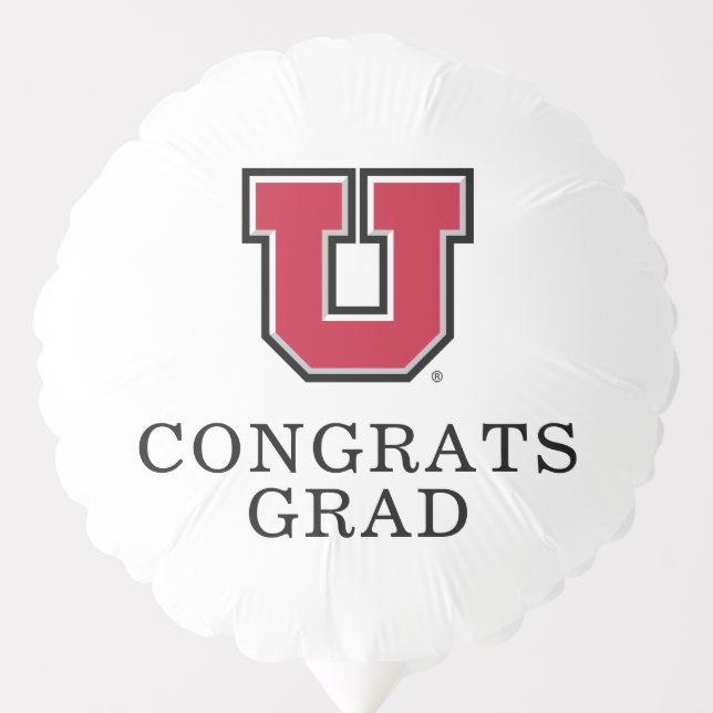 University of Utah Graduation Balloon (Front)