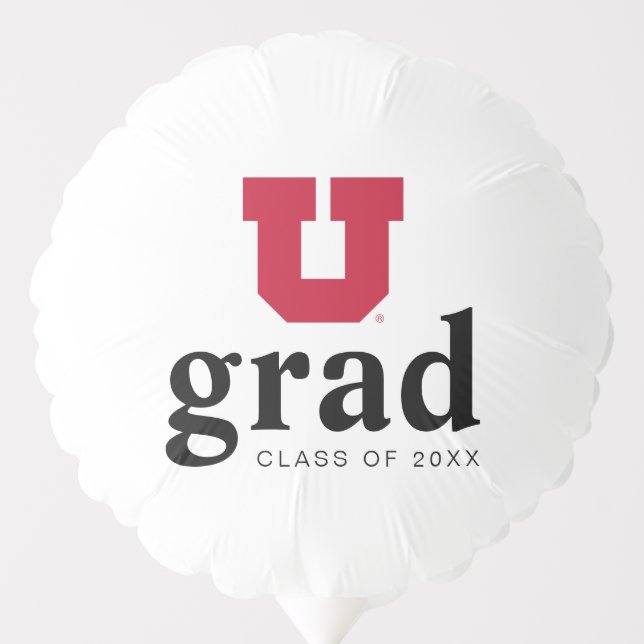 University of Utah Graduation Balloon (Front)