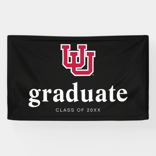 University of Utah Graduation Banner (Horizontal)