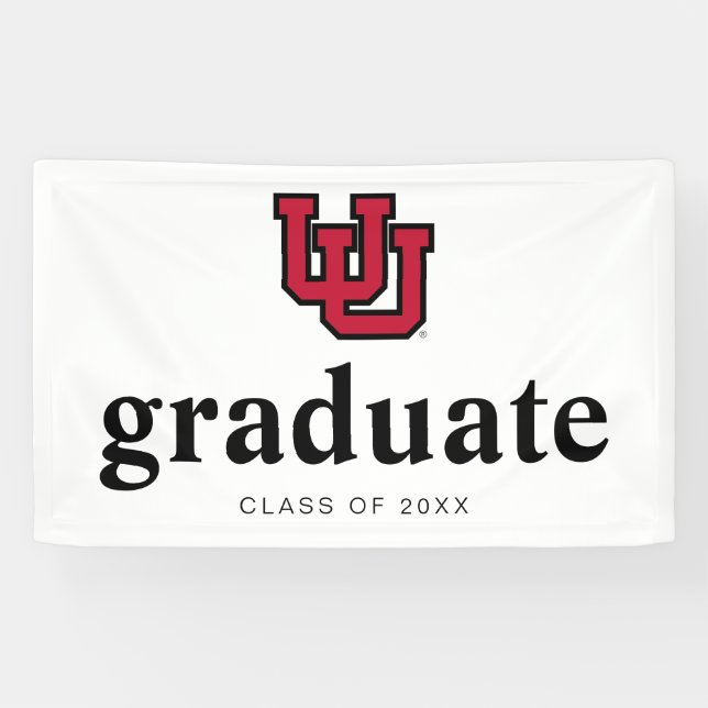 University of Utah Graduation Banner (Horizontal)