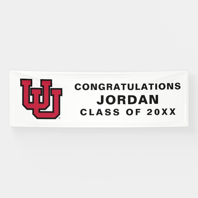 University of Utah Graduation Banner (Horizontal)