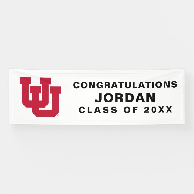 University of Utah Graduation Banner (Horizontal)
